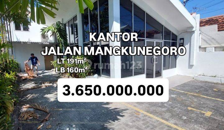 Rumah Kantor Siap Pakai Jalan Mangkunegoro Komersial Area [526] 1