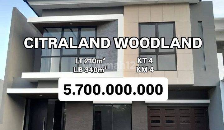 Rumah Baru Gress 2 Lantai Citraland Cluster Woodland Sby [533]
 1