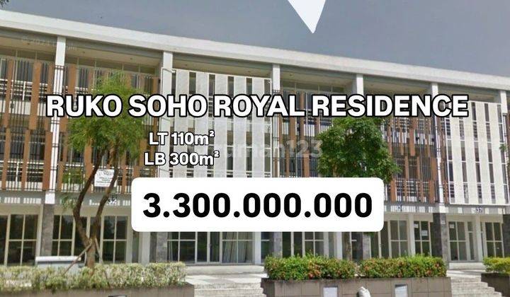 Termurah Ruko 3 Lantai Soho Royal Residence Wiyung Surabaya [536] 1