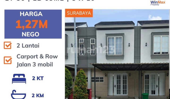 Rumah Baru Gress 2 Lantai Wisata Bukit Mas Clstr Paddington [744]