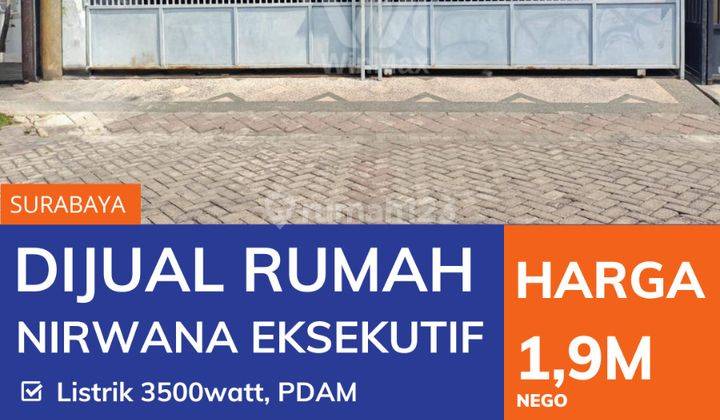 Rumah Siap Huni Murah Nirwana Eksekutif Surabaya Timur [615]  1