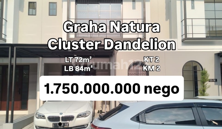 Rumah 2 Lantai Minimalis Graha Natura Cluster Dandelion [663]