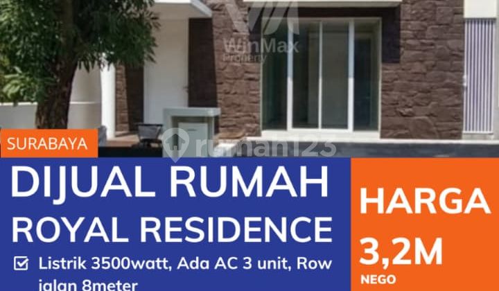 Two-Storey House Royal Residence Cluster Harewood Surabaya [672]