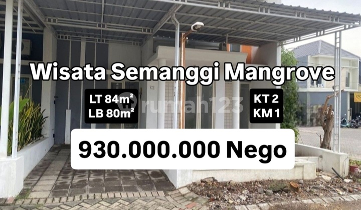 Rumah 1 Lantai Siap Huni Wisata Semanggi Mangrove Surabaya [723] 2