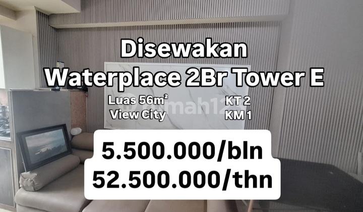 For Rent Waterplace Apartment 2br Tower E Fully Furnished [712]