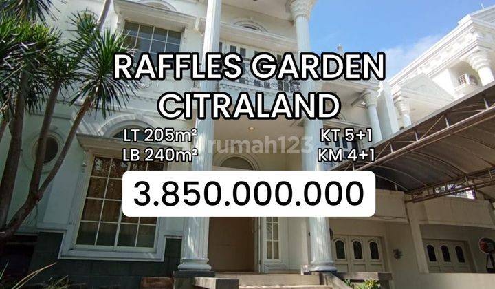 Rumah 2 Lantai Siap Huni Raffles Garden Citraland Surabaya [605]
 1