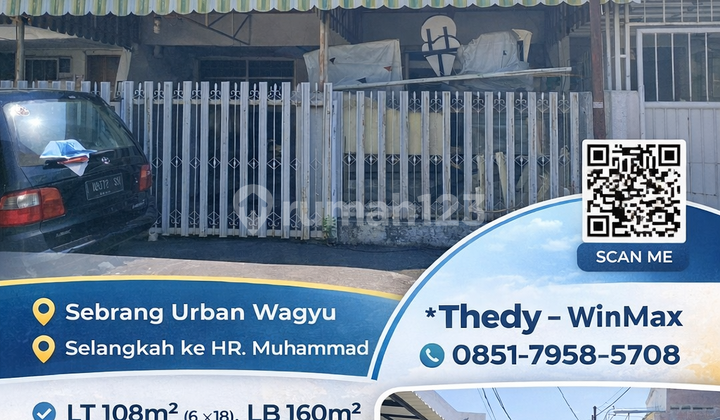 Rumah Hitung Tanah 2 Lantai Darmo Permai Utara Surabaya [771]