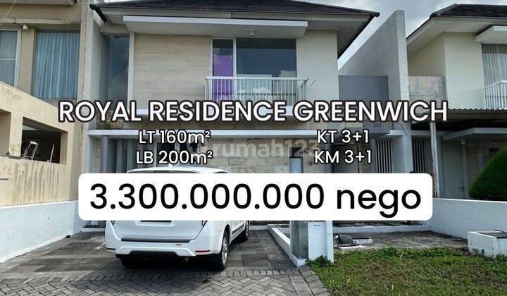 Sewa / Jual Rumah Royal Residence Greenwich Wiyung Surabaya[556]
 1