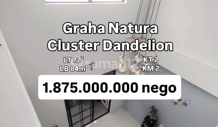Rumah 2 Lantai Minimalis Graha Natura Cluster Dandelion [665]