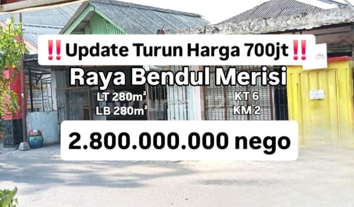 Rumah Hitung Tanah Nol Jalan Raya Bendul Merisi Surabaya [495]