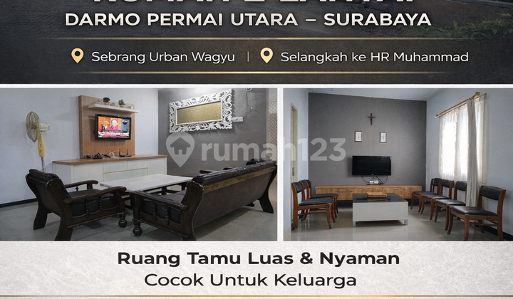 Sell / Rent 2-Story House Darmo Permai Utara Surabaya [783]