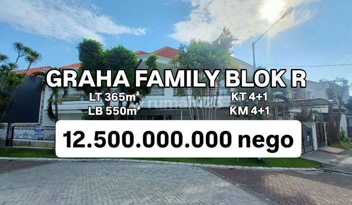 Rumah Mewah Siap Huni 2 Lantai Graha Family Surabaya Barat [552]
 1