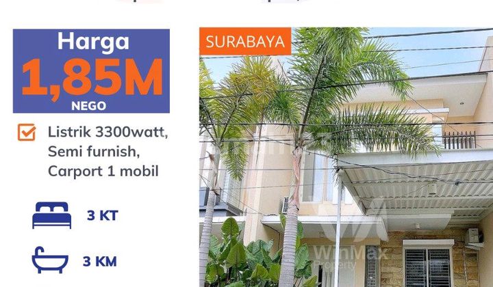 Rumah Siap Huni Mulyosari Utara Semi Furnish Surabaya Timur [525]