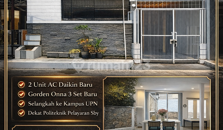 Rumah 1 Lantai Siap Huni Wiguna Tengah Gunung Anyar Surabaya[774]