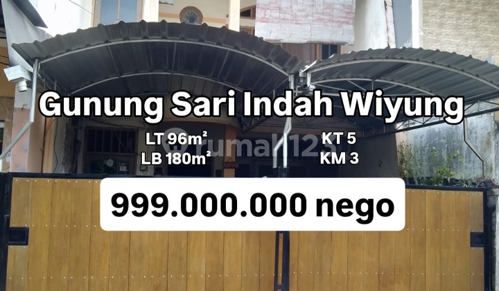 Rumah 2 Lantai Siap Huni Gunung Sari Indah Wiyung Surabaya [636]