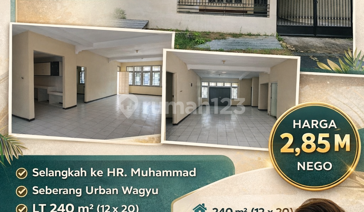 Rumah Hitung Tanah 1 Lantai Darmo Permai Utara Surabaya [772]