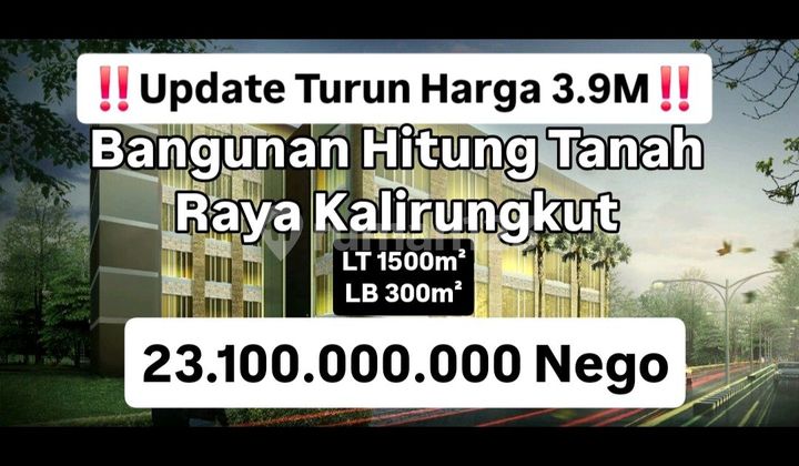 Bangunan Hitung Tanah Nol Jalan Raya Kalirungkut Surabaya [511]