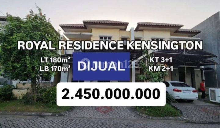 Rumah 2 Lantai Kensington Royal Residence Wiyung Surabaya [551]  1