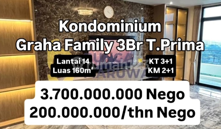 Kondominium Graha Family 3Br Tower Prima B Full Furnish [757] 2