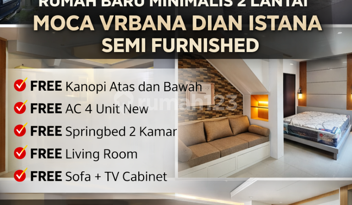 New 2-Story Moca Vrbana Dian Istana Semi-Furnished House [49]