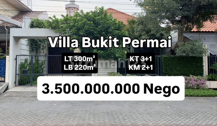 Rumah Minimalis Terawat Siap Huni Villa Bukit Permai Sby [741] 2