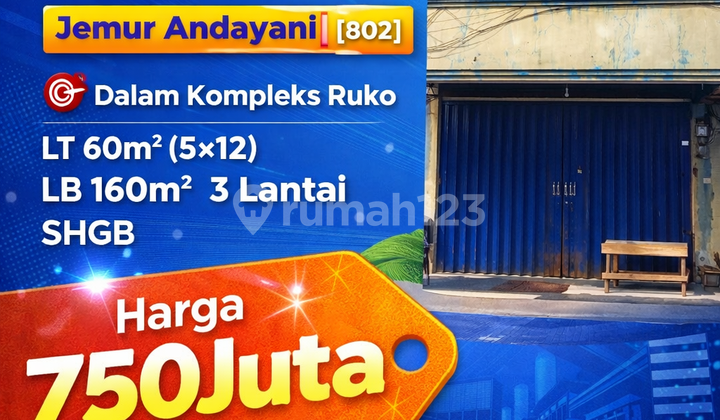 Cheapest Ruko Surya Inti Permata 3 Floors Jemur Andayani [802] 1