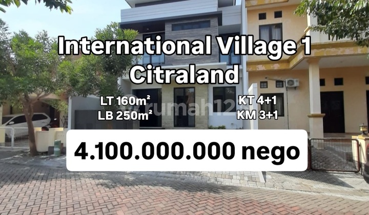 Rumah Baru Gress International Village 1 Citraland Surabaya [646]