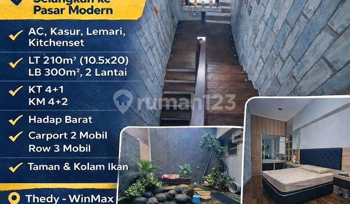 Disewakan Rumah 2 LT Semi Furnish Taman Puspa Raya Citraland[739]