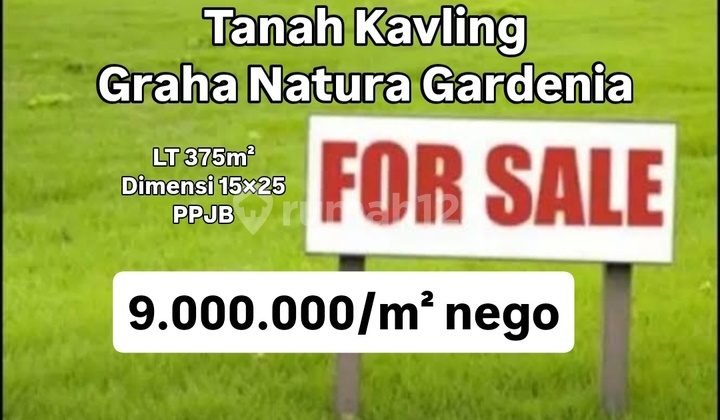 Termurah Tanah Kavling Graha Natura Harus Segera Laku Blok D[689]