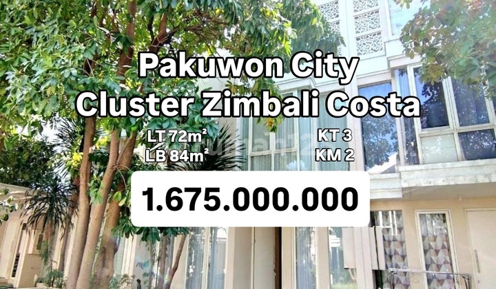 Two-Story House Zimbali Costa Grand Island Pakuwon City [659]