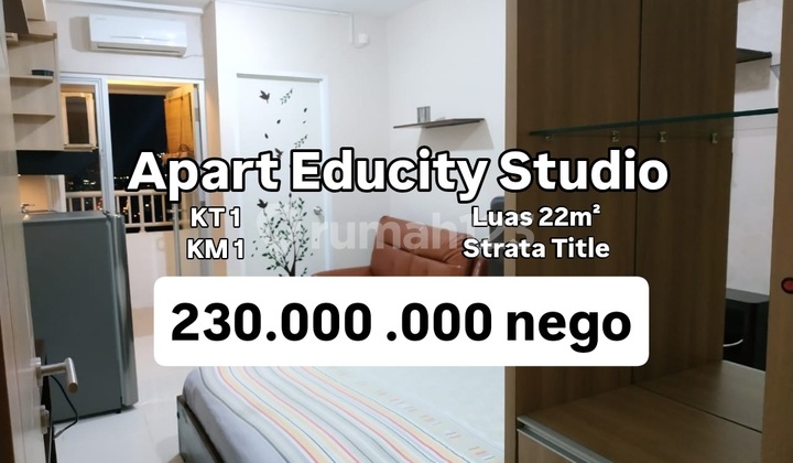 Educity Studio Tower S Full Furnish Apartment Pakuwon City [705]