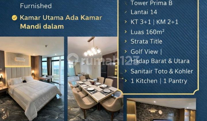Graha Family Condominium 3Br Tower Prima B Full Furnish [757]