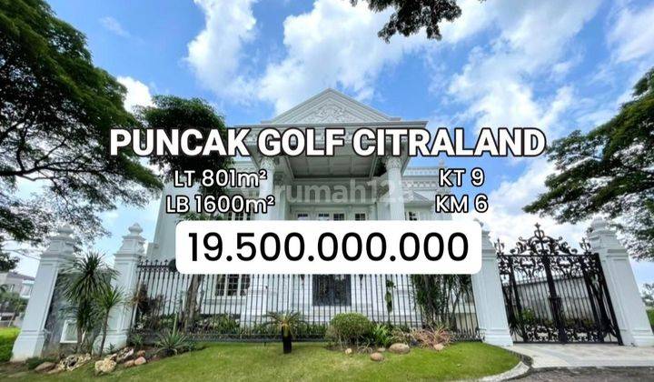 Rumah Mewah Classic Di Citraland Puncak Golf Surabaya Barat[608]
 1