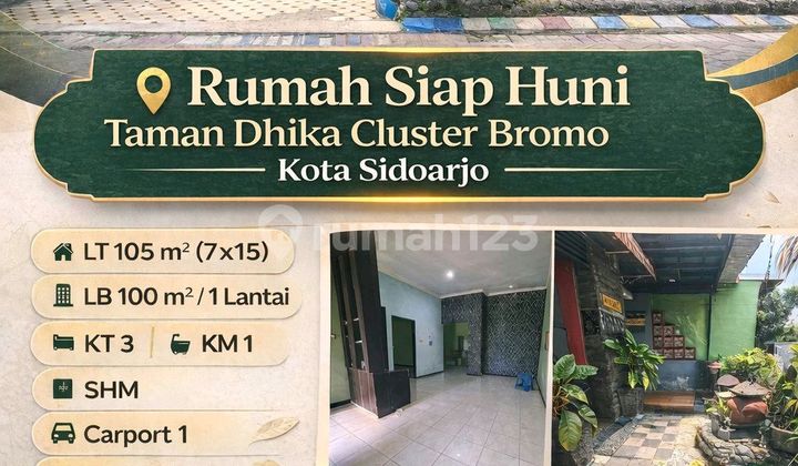 Rumah Taman Dhika Cluster Bromo Tengah Kota Sidoarjo [765]