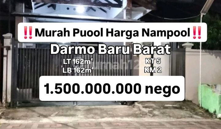 Termurah Rumah 1 Lantai Darmo Baru Barat Surabaya Barat [673] 1