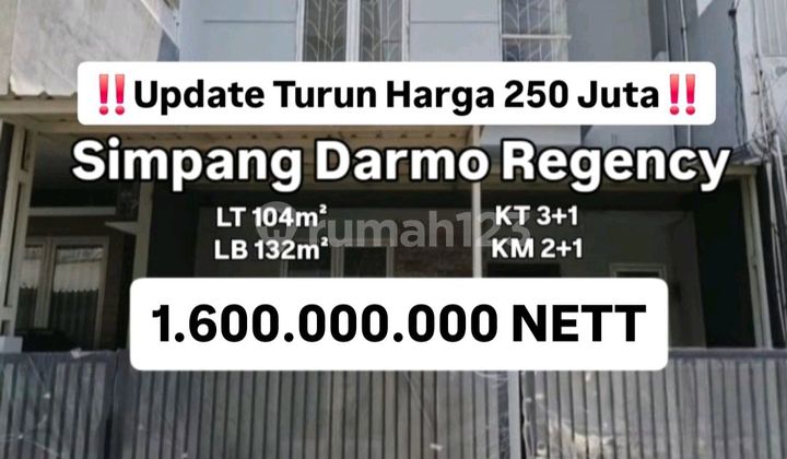 Rumah Siap Huni 2 Lantai Simpang Darmo Regency Sambisari [707]