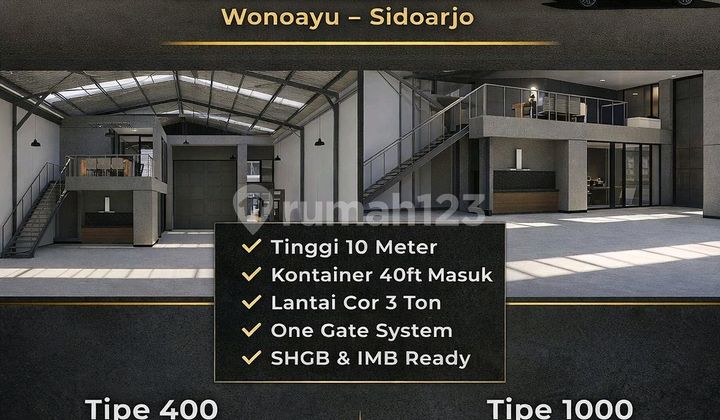 Pergudangan Modern Baru Gress Sehati Industrial Park Wonoayu[728]