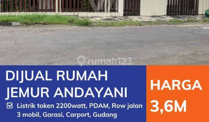 Murah Rumah Siap Huni 2 Lantai Jemur Andayani Surabaya Sel [585] 1