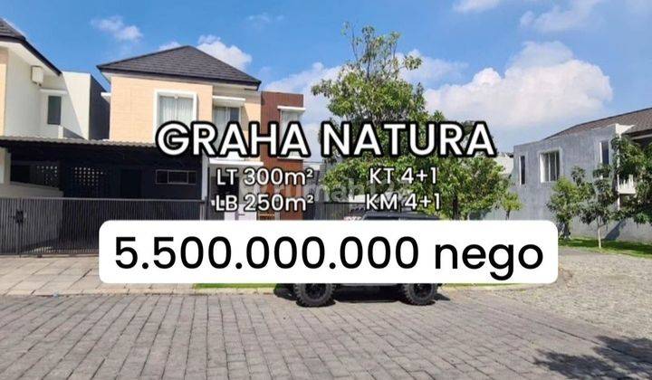 Rumah Siap Huni 2 Lantai Graha Natura Surabaya Ada Pool [564] 1