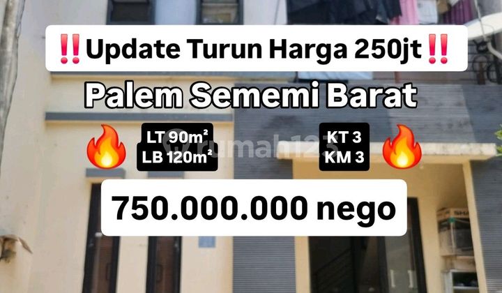 Rumah 2 Lantai Palem Sememi Barat Benowo Surabaya Barat [162]