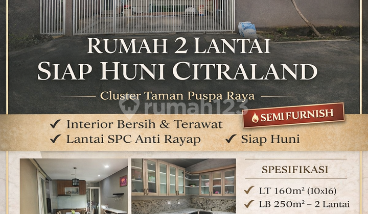 2-Storey House Taman Puspa Raya Citraland Semi Furnished [789]