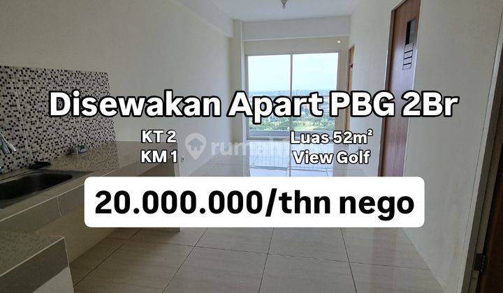 Disewakan Apartemen Puncak Bukit Golf 2br Kosongan Tower B [619] 1