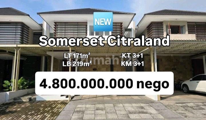 Rumah Baru Gress Citraland Cluster Somerset Surabaya [656] 1