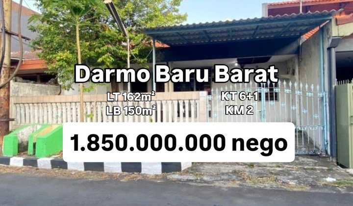 Ready-to-Occupy 1-Story House Darmo Baru Barat Surabaya [674]