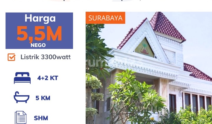 Rumah Hitung Tanah 2 Lantai Villa Bukit Indah Pakuwon Indah [746] 1