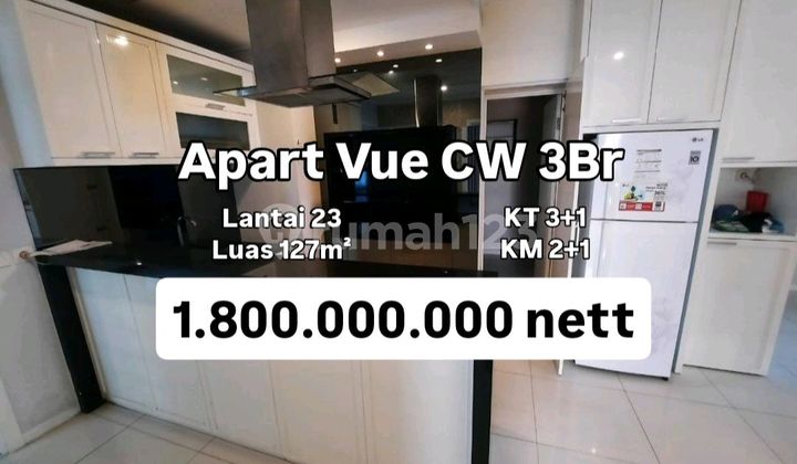 Vue Ciputra World 3BR Fully Furnished Apartment Surabaya Cheap [21]