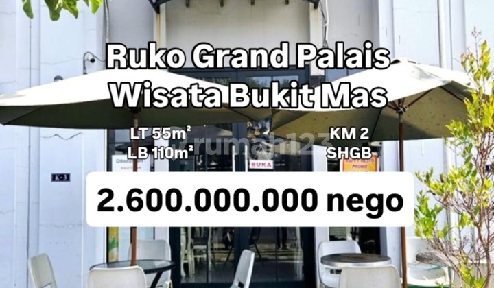 Ruko 2 Lantai Grand Palais Wisata Bukit Mas Surabaya Barat [662]