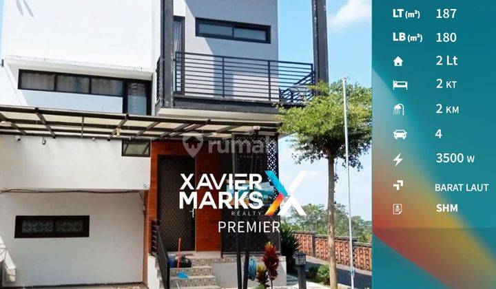 Rumah Cantik Hook Split Level Di Villa Bukit Tidar, Malang(ID672) 1