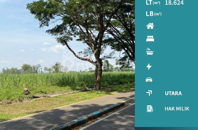 Lahan Lokasi Strategis di Poros Jalan Komodor Udara Abdul Rahman Saleh Pakis Malang