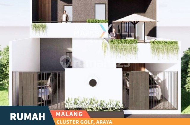 Rumah Design Tropical Modern di Cluster Golf, Kota Araya Malang